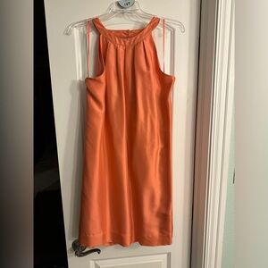 J.Crew Cotton Tall Swoop Dress / Color: Tropical Guava (orange/coral). 16 Tall